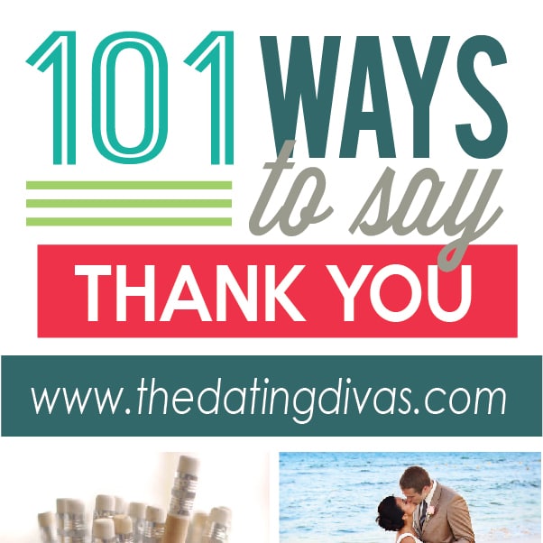 101 Ways To Say Thank You