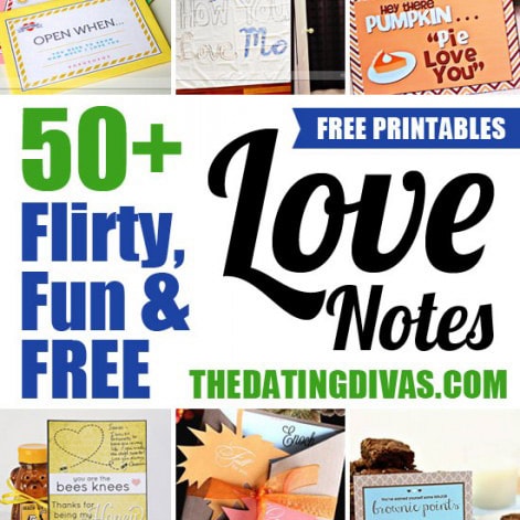 50+ Flirty, Fun FREE Love Notes
