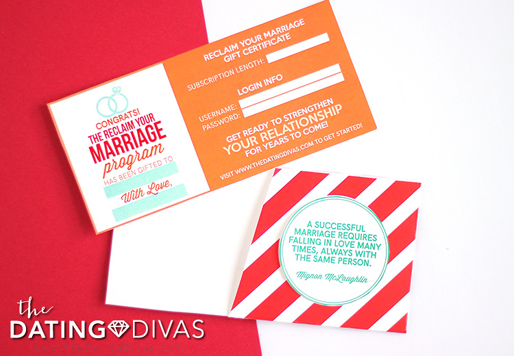 Marriage Gift Certificates   The Dating Divas - 97
