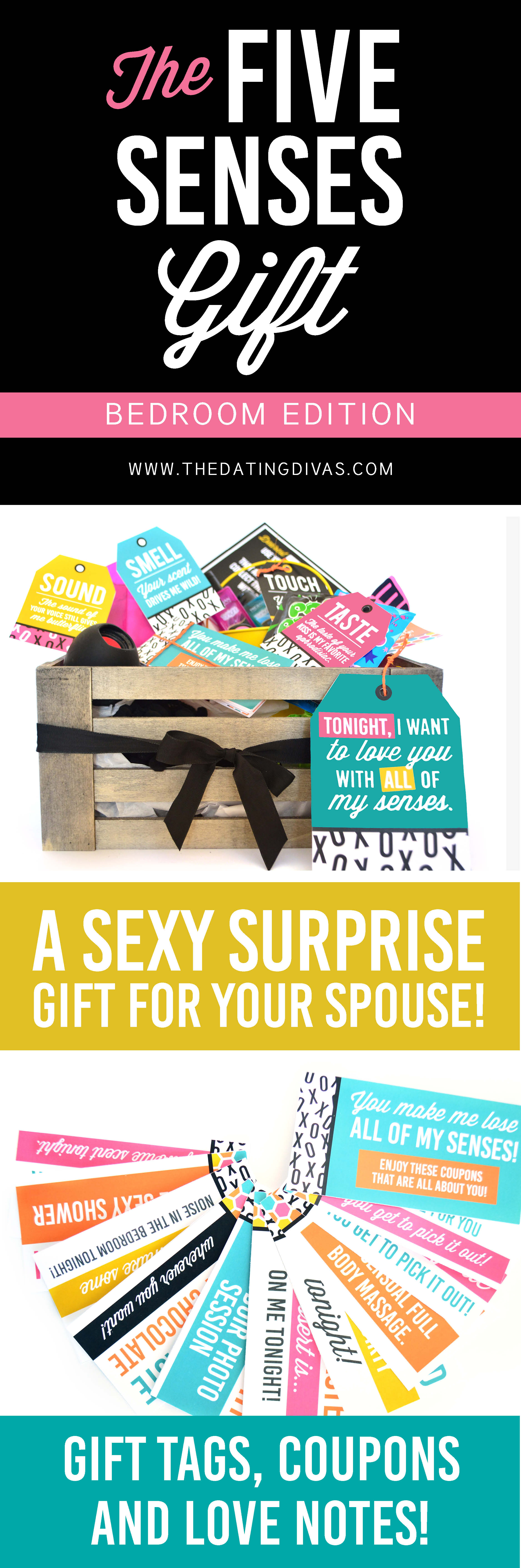Buy 5 Senses Gift, Gift for Her, Anniversary Gift, Wedding Gift, Instant  Download, Gift Basket, Gift Idea Online in India - Etsy