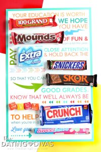 School Candy Gram For Kids And Teachers - From The Dating Divas