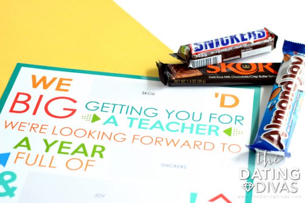 School Candy Gram for Kids and Teachers - From The Dating Divas