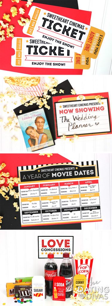 A Year of Date Night Movie Ideas - From The Dating Divas