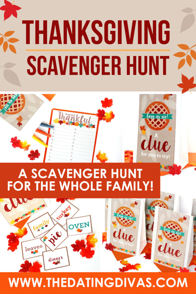 Festive Thanksgiving Scavenger Hunt for Families | The Dating Divas