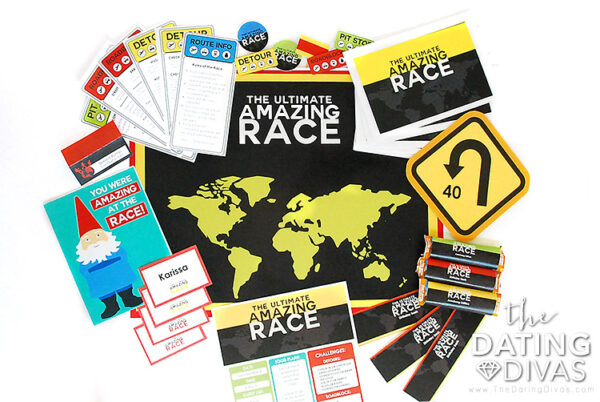 12 Amazing Race Game Pack - from The Dating Divas