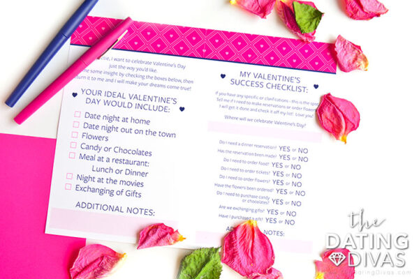 Valentine's Day Plans and To-Do List |The Dating Divas