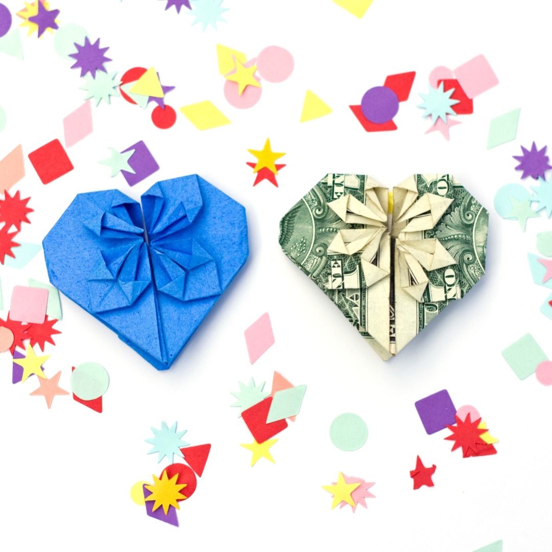 How To Make An Origami Heart - Folding Instructions - Origami Guide
