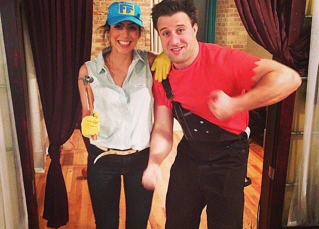 Fix-It Felix and Wreck-It costume for 2020 Halloween. | The Dating Divas