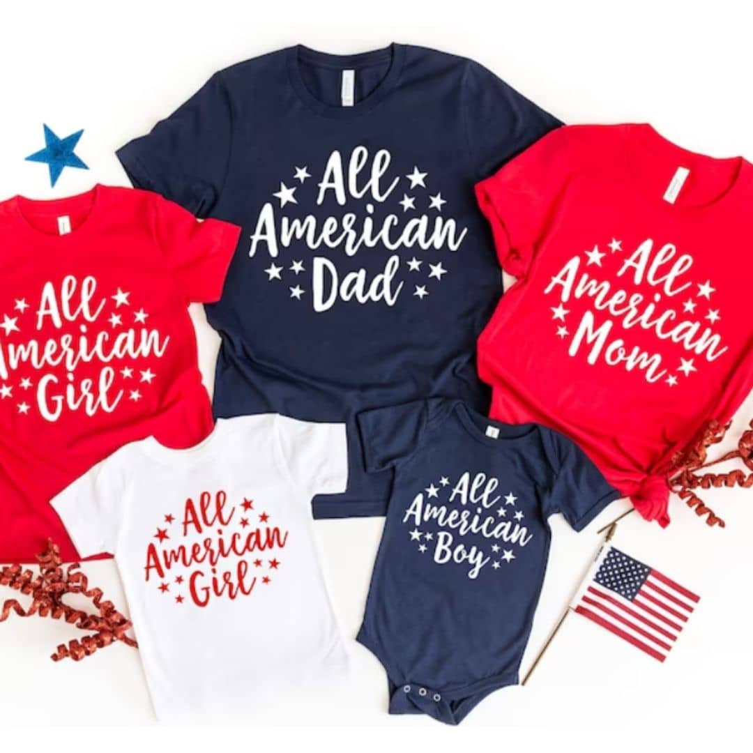 Matching family fourth of july outfits best sale