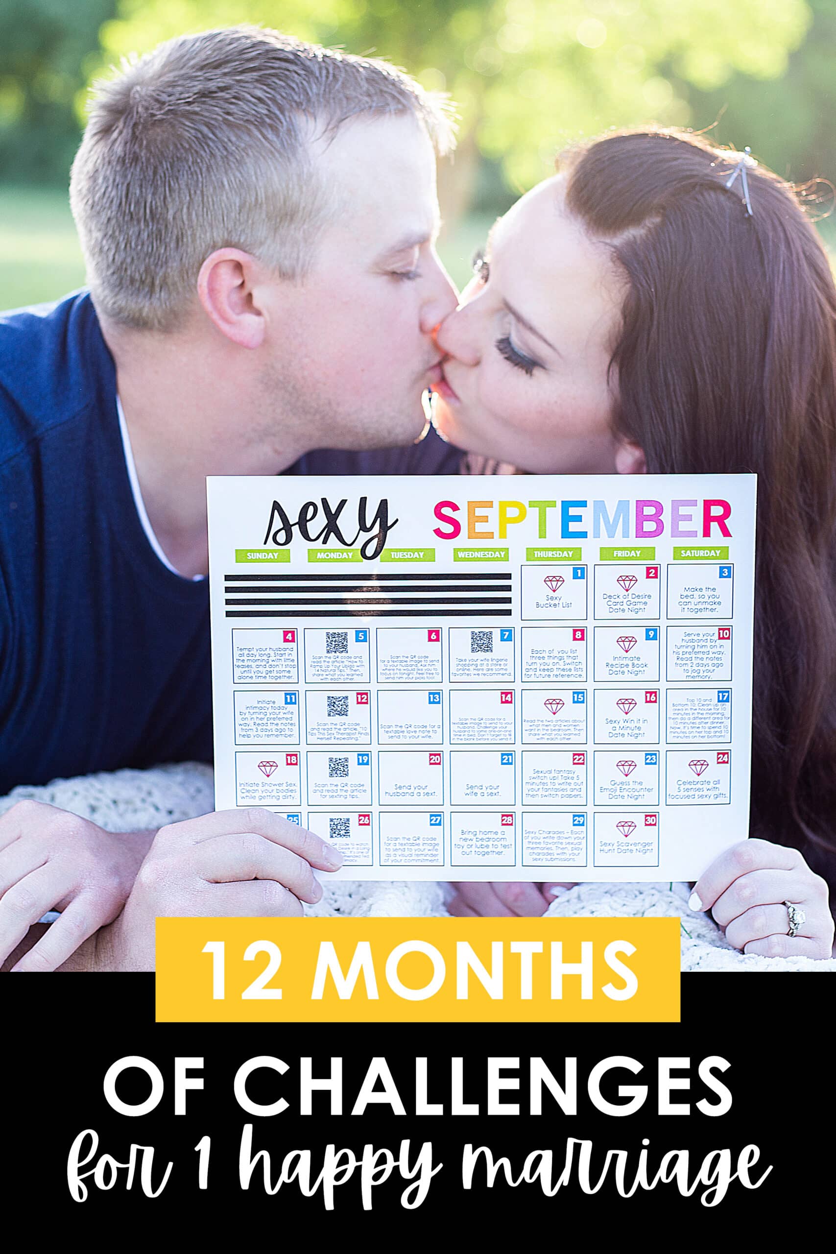 Monthly Romance Calendar for Couples in Love Relationships & Dating