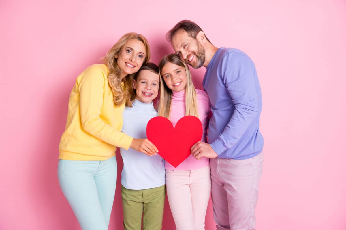 A Valentine's Day idea for families can include sharing reasons why they love each other. | The Dating Divas