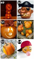 Cool Pumpkin Designs - 150 Easy Pumpkin Ideas To Try | The Dating Divas