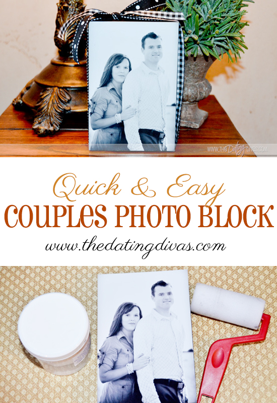 Couple's Photo Block