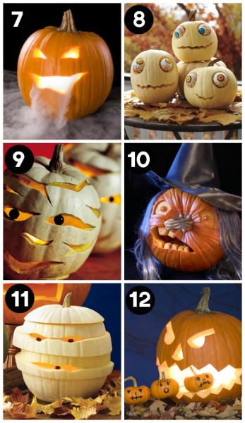 Cool Pumpkin Designs - 150 Easy Pumpkin Ideas to Try | The Dating Divas