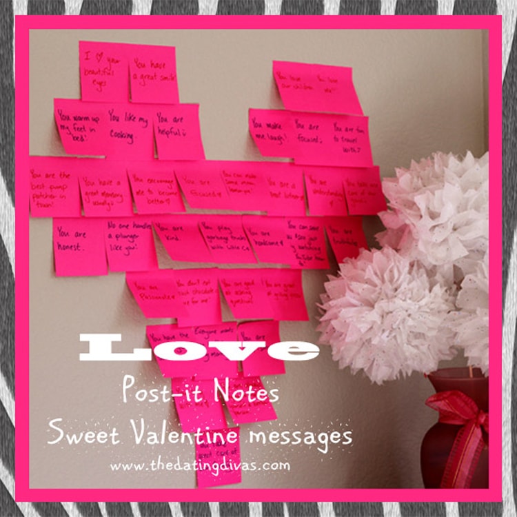 Valentine's Day mirror post-it heart with Reasons I Love You  Birthday  gifts for boyfriend diy, Romantic valentines gift, Diy gifts for girlfriend