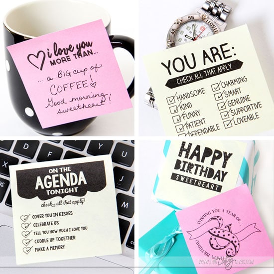 Love Sticky Notes For Him or Her - The Dating Divas