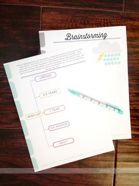 New Year Goals Printable Trackers - from The Dating Divas